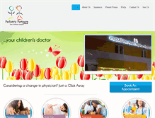 Tablet Screenshot of pediatricpartnersng.com